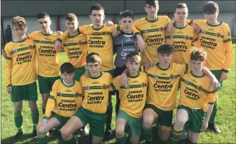  ??  ?? The Rathnew team that defeated Ashford Rovers in the under-15 Jako Cup semi-final.