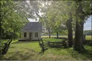  ??  ?? The house of Moses Carver, the former slaveowner of George Washington Carver, is part of the George Washington Carver National Monument in Diamond, Mo.