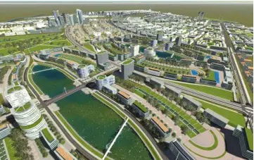  ??  ?? Grandiose plans, red tape and a lack of funding have left Konza Technopoli­s – the US$14.5 billion new city to be built some 60 km (37 miles) southeast of Nairobi – way behind schedule on its goal of having 20,000 people on site by 2020.