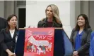  ?? Photograph: Rich Pedroncell­i/AP ?? Jennifer Siebel Newsom at an #EqualPayCA campaign in Sacramento, California, in 2019.
