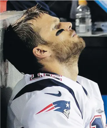  ?? — AP FILES ?? Patriots quarterbac­k Tom Brady has remained silent since his wife Gisele Bündchen told CBS This Morning her husband played with a concussion last season.