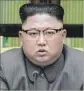  ?? Korean Central News Agency ?? KIM JONG UN volleyed insults back at President Trump, calling him “deranged” and vowing to tame him “with fire.”
