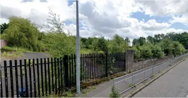  ??  ?? The land between Muiryfauld Drive and Edenwood Street was once home to St Mark’s Primary School