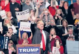  ?? Spencer Platt
Getty Images ?? REPUBLICAN CANDIDATE Donald Trump could face his first defeat in Iowa. Would he bounce back or would a loss send his campaign into a downward spiral?