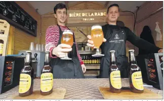  ?? (Photos doc. D. L.) ?? Objectif : mettre à l’honneur les bières artisanale­s locales comme la Bière de la rade, brassée à Toulon.