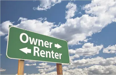  ??  ?? ●●Many potential buyers are choosing to rent because of the uncertaint­y of making a big purchase, a survey by The British Leasing and Rental Associatio­n reveals