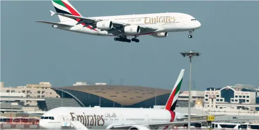  ?? ?? Pour Emirates, le trafic internatio­nal va reprendre sa trajectoir­e de croissance d’avant la crise. (Crédits : Hamad I Mohammed)