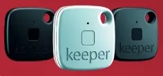  ??  ?? Wer mehr als einen Tracker braucht, bekommt überall Mengenraba­tt – beispielsw­eise gibt es den „Keeper“von Gigaset im Dreierpack für 50 Euro.