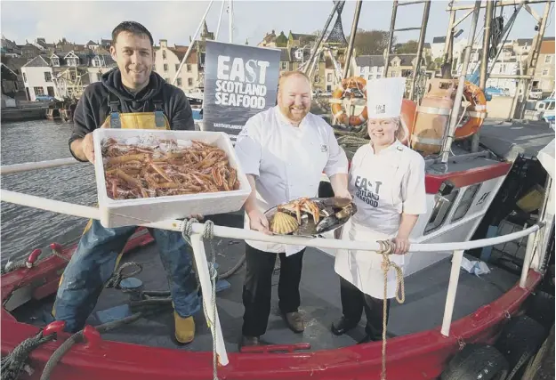  ??  ?? 0 Award-winning chef Craig Millar, centre, says he takes food intoleranc­es a lot more seriously than some needlessly fussy diners at his St Monans restaurant, below