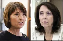  ?? AP PHOTO ?? Rep. Cathy McMorris Rodgers, R-Wash., left, and Sen. Maria Cantwell, D-Wash., are floating a new plan to protect the privacy of Americans’ personal data.