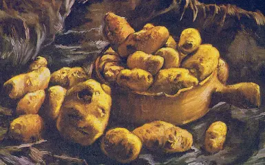  ??  ?? Arte Van_Gogh_-_Natura morta con patate e tegame