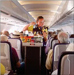  ??  ?? Most airlines do not provide free snacks on short-haul flights COSTS: