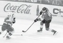  ?? D.A. VARELA dvarela@miamiheral­d.com ?? Panthers forward Aleksander Barkov assisted on both of Sam Reinhart’s goals Friday night against the Rangers, something he’s done 35 times when Reinhart has scored for Florida. Barkov’s next assist will mean the captain will own all of the franchise’s major records.