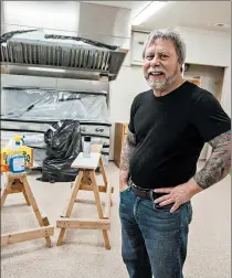  ?? ANDY LAVALLEY/POST-TRIBUNE ?? Mitch Peters, president of the Respite House board, stands in the kitchen of the new Respite House II in Valparaiso on Tuesday. Peters says the home is on track to open in about a month.