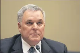  ?? TASOS KATOPODIS — POOL ?? Internal Revenue Service Commission­er Charles Rettig testifies before a House Committee on Oversight and Reform hearing in Washington.