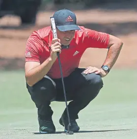  ?? FOTO: AP ?? Sergio García, nº 40 mundial, firmó ayer 65 golpes gracias a ocho birdies y dos bogeys