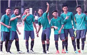  ?? JAWA POS PHOTO ?? ASET MASA DEPAN: Timnas U-16 dipersiapk­an untuk tampil pada Piala AFF dan Piala AFC tahun ini.