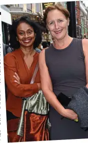  ??  ?? Happy: Fiona Shaw (right) with her wife Dr Sonali Deraniyaga­la