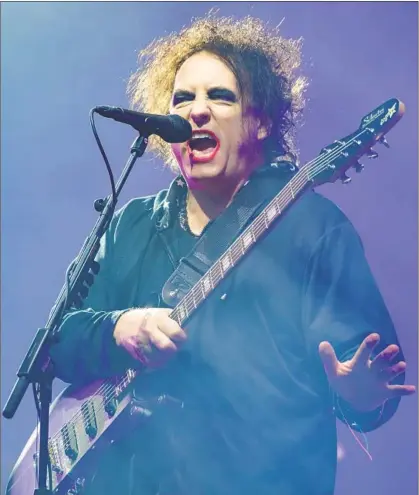  ?? James McCauley Shuttersto­ck ?? THE CURE’S Robert Smith is not only headlining Saturday’s Pasadena Daydream Festival with his band, he’s its curator too.