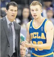  ?? Joe Nicholson
Associated Press ?? COACH STEVE ALFORD and son Bryce believe UCLA is a better team than its 0-2 Pac-12 start.