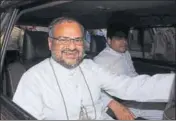  ?? PARDEEP PANDIT/HT ?? ■ Former bishop Franco Mulakkal in Jalandhar on Wednesday.