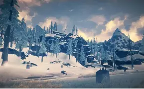  ??  ?? Do spend some time admiring the beautiful art direction of The Long Dark. But not too long, else you may freeze to death by sundown.