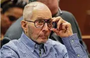  ?? Associated Press file ?? Robert Durst is accused of killing Susan Berman, his confidante, because he feared she was going to talk to police about the disappeara­nce of his wife, Kathleen.