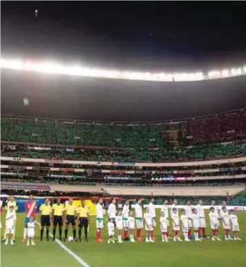  ?? | MEXSPORT ?? El 24 de marzo Costa Rica visitó el Azteca para enfrentars­e al Tricolor en duelo del hexagonal final.