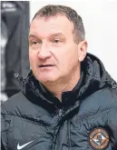  ??  ?? United boss Csaba Laszlo.