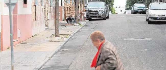  ?? ÁLVARO CARMONA ?? Imagen de la calle Sanchuelo en el barrio de Fray Albino esta pasada semana