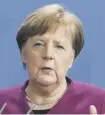  ??  ?? 0 Angela Merkel has been in talks with state governors