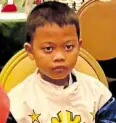  ?? —PHOTO COURTESY OF BEN OPERIANO ?? LITTLE CHAMP Bince Rafael Operiano, 9, bags the championsh­ip at the internatio­nal chess competitio­n Eastern Asia Youth Championsh­ip Standard Rapid Blitz (U-10) held in Bangkok, on Nov.
12.