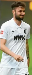  ?? Foto: Wagner ?? FCA‰Spieler Marco Richter steht im deutschen Fußball‰Team.