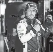  ??  ?? El español Fernando Alonso, el famoso piloto de la escudería Alpine