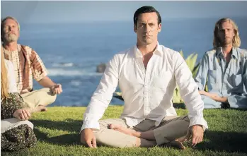  ?? AMC ?? Did Don Draper (Jon Hamm) find his zen — or his latest ad campaign — on the Mad Men finale? Either way, the episode rightly kept its focus on the creative genius who was happiest when he was generating ideas.