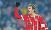  ?? REUTERS ?? Thomas Mueller celebrates after scoring his second goal.