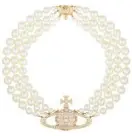  ?? Vivienne Westwood, via © The New York Times Co. ?? A three-strand Vivienne Westwood choker.