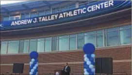  ??  ?? The name that will adorn the newest Villanova school’s Radnor campus. athletic facility on the