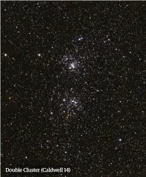  ??  ?? Double Cluster (Caldwell 14)