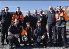  ??  ?? Volunteers from the Kerry Civil Defence team who took part in the Munster Civil Defence training exercises in Tralee on Saturday.