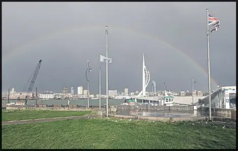  ?? ?? Matt Hume snapped this scene close to the Gosport Ferry