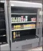  ??  ?? The supermarke­t contents will include upright deli display fridges.
