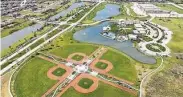  ?? Courtesy of Meridiana ?? Meridiana has added four new Little League baseball fields adjacent to its Oasis Village.