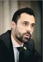  ?? PEDRO MADUEÑO ?? Roger Torrent