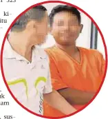  ??  ?? LELAKI (kanan) ditahan reman di Mahkamah Majistret Balik Pulau.