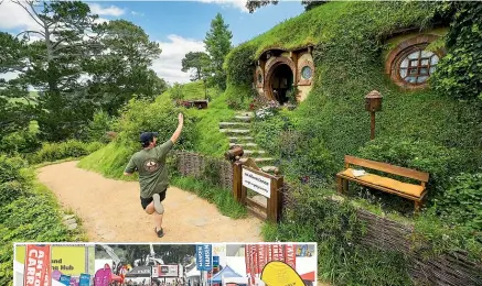  ?? ?? Hobbiton Movie Set is one of the larger venues welcoming last Wednesday’s announceme­nt as they plan for large events like their Middle Earth themed Halfling Marathon for 2022.
Left: The 2021 Fieldays event had its largest crowd yet with 132,000 visitors attending.
