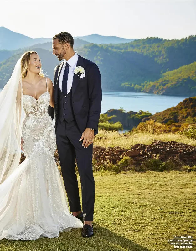 Footballing Pundit Rio Ferdinand Marries Former Towie Star Kate Wright In A Stunning Wedding Covered Exclusively By Ok Pressreader