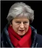  ??  ?? Theresa May ◗ The first group includes foreign secretary Boris Johnson and internatio­nal trade secretary Liam Fox, the second Treasury chief Philip Hammond and Home Secretary Amber Rudd