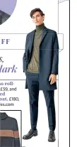  ??  ?? Merino rollneck, £59, and tailored overcoat, £180, cosstores.com
