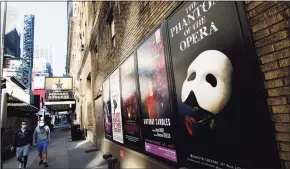  ?? Evan Agostini / Associated Press ?? Broadway theaters may be dark, but there will be plenty of new online production­s of some of classic plays this fall.